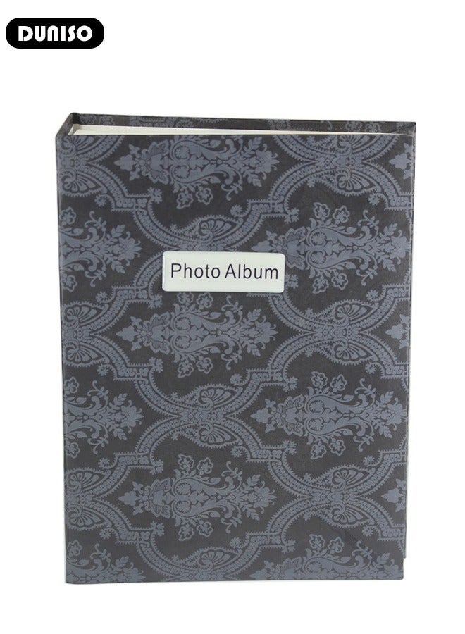 DUNISO 100 Pockets Foil Stamping Photo Album for 6 Inches Photos Portable Photo Album for Family Wedding Boys Girls - Image 5