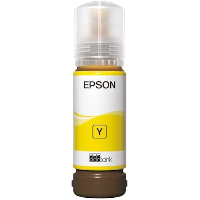 112 ECOTANK PIGMENT YELLOW INK BOTTLE-1PC - Image 1
