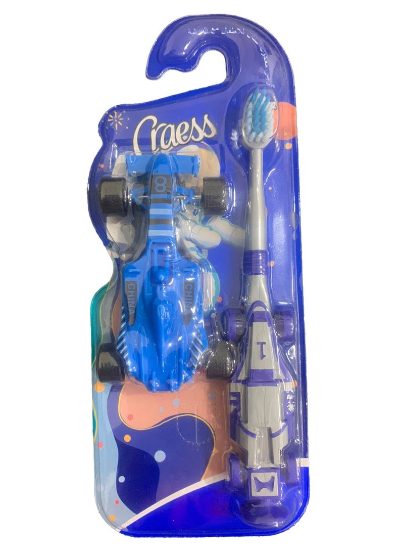 Craess Toothbrush  Ultra Soft Bristles For Kids With Toothbaste - Image 1