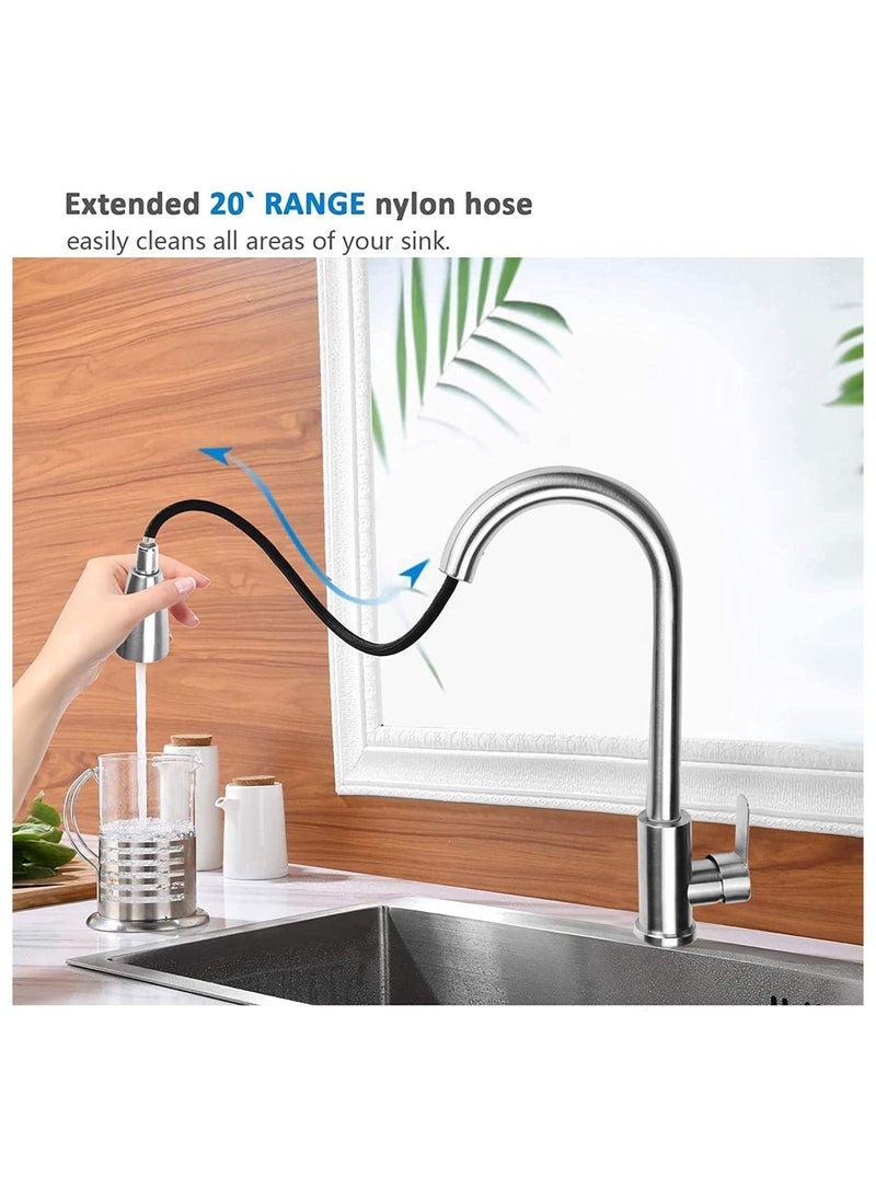 100% Professional choice - Kitchen mixer tap, brass, code 652012 - Image 1