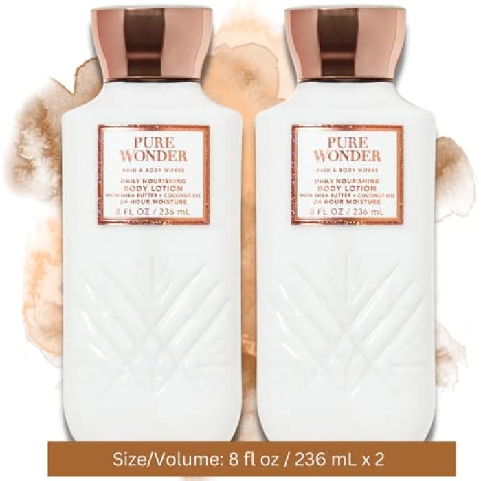 Bath & Body Works Pure Wonder 24 Hour Moisture Body Lotion with Shea Butter + Vitamin E - 236ml - Image 5