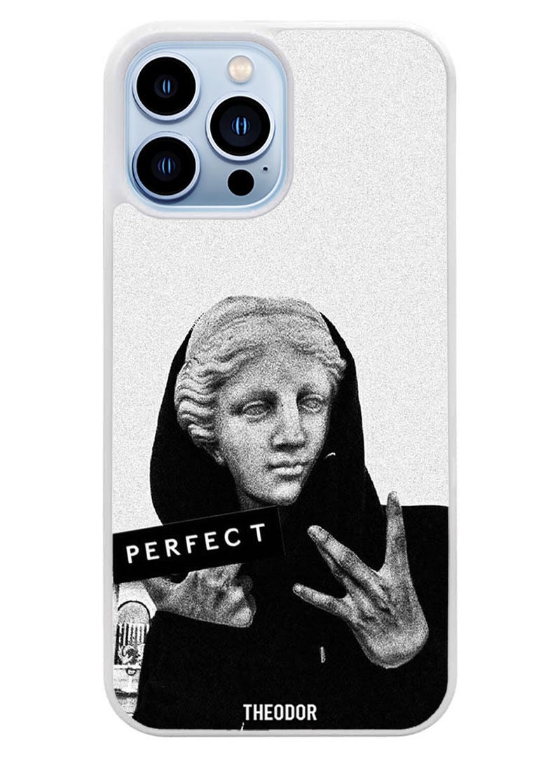 Theodor Protective Case Cover For APPLE IPHONE 14 Pro Perfect (White Bumper) - Image 1