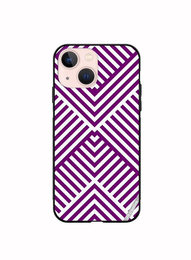 VR CREATIVE Protective Case Cover For Apple iPhone 14 Strips Design Multicolour - Image 1