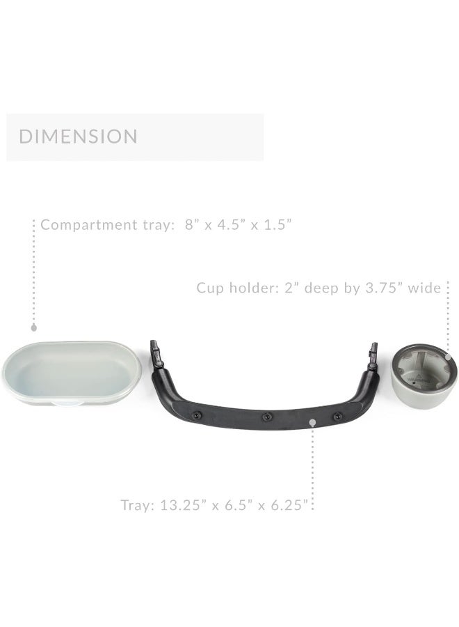 Peg Perego Stroller Child's Tray - Accessory- Compatible with Ypsi Stroller - Image 5