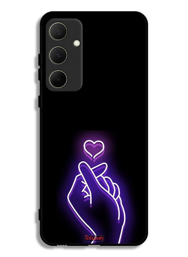 Tolwak Samsung Galaxy A35 5G Protective Case Cover Snap Small Heart - Image 1