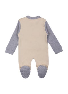 Babies Basic 100% Cotton Printed Long Sleeves Sleepsuit With Feet Covering For Babies  - Image 2