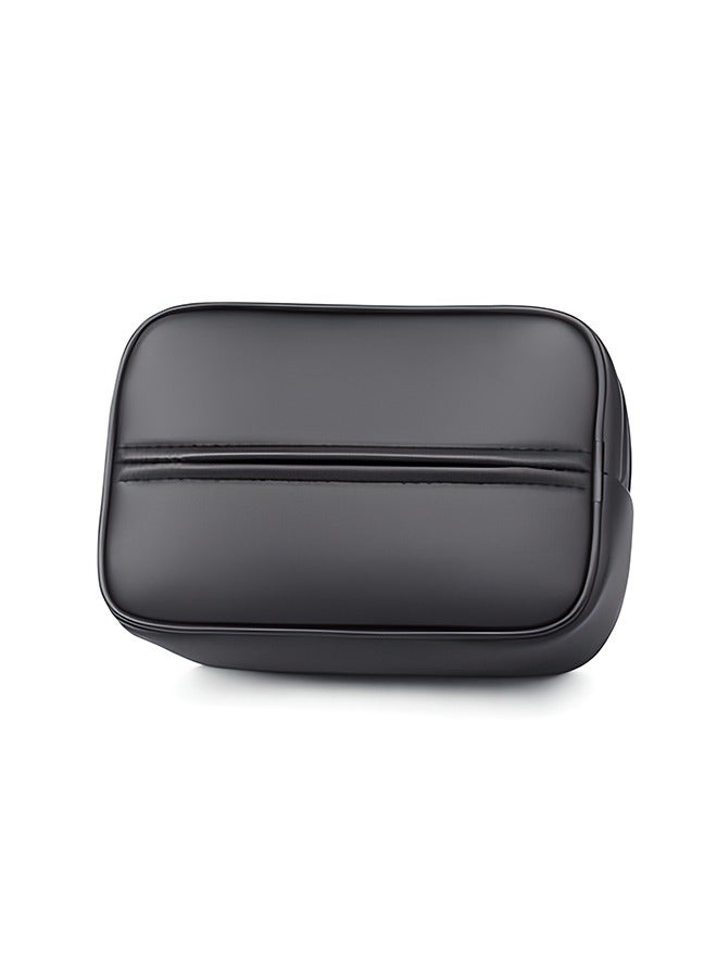 Generic Car Tissue Holder Adjustable Tissue Box Holder for Car Securely Fixed Anti Slip Design for Easy Tissue Access and Safe Driving - Image 1