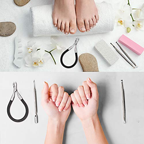 Mudder 3 Pieces Spring Cuticle Trimmer, Spiral Shear Dead Skin Remover Nipper Easy to Remove Pedicure Manicure Tools for Nails - Image 5