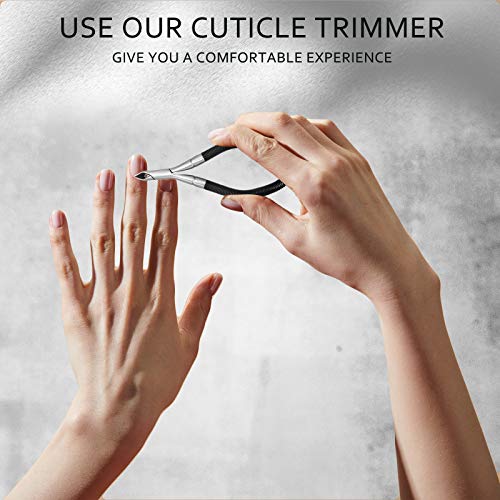Mudder 3 Pieces Spring Cuticle Trimmer, Spiral Shear Dead Skin Remover Nipper Easy to Remove Pedicure Manicure Tools for Nails - Image 4
