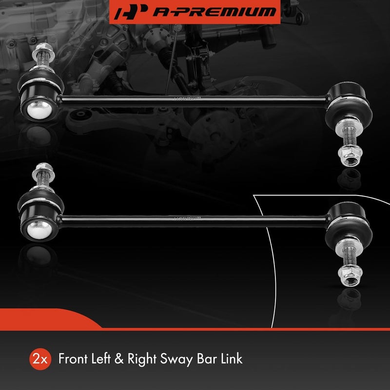 A-Premium Sway Bar Link Kit Replacement for Jeep Cherokee 2014-2022, AWD 4WD, with Off-Road Suspension, Front, set of 2 - Image 2