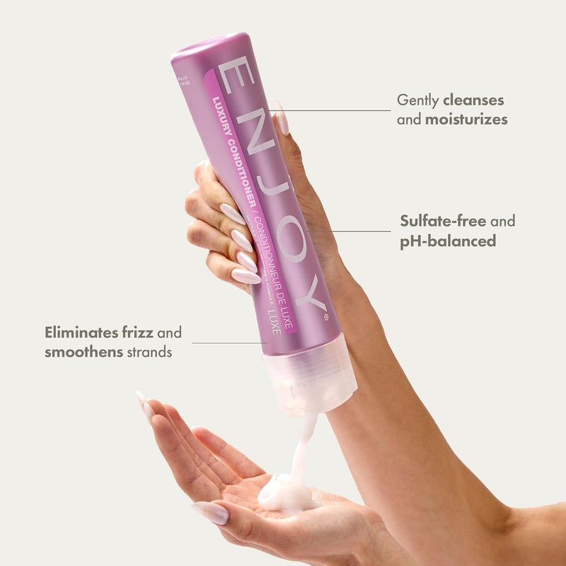 Enjoy Luxury Conditioner - 33 Ounce Hydrating and Moisturizing Formula for All Hair Types - Image 2