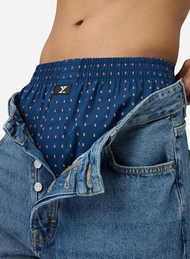 XYXX Pack of 2 - Polka Print Combed Cotton Boxers by Styli