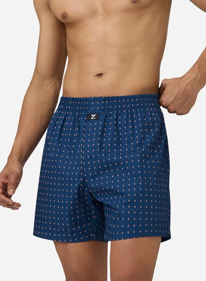 XYXX Pack of 2 - Polka Print Combed Cotton Boxers by Styli