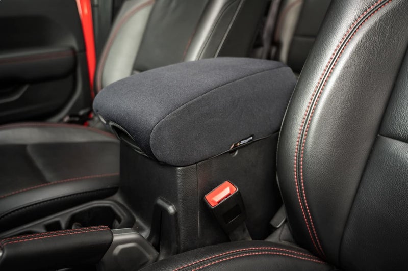 Rugged Ridge Center Console for Jeep Wrangler/Gladiator | Neoprene, Black | 13108.02 | Fits 2018-2025 Jeep Wrangler JL/JLU; 2020-2025 Jeep Gladiator JT - Image 3