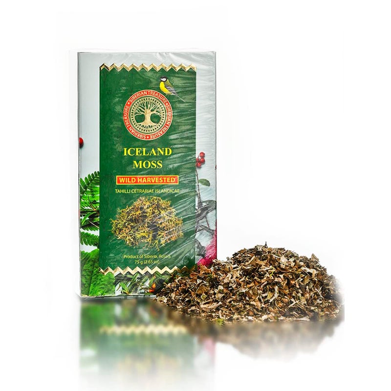 Siberian Treasure Iceland Moss Wild Harvested 265 OZ 75 Grams Herbal Tea Cetraria islandica - Image 2