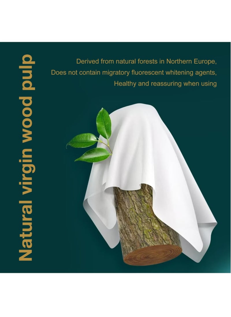 Rich Life - Facial Tissue - Premium Quality 4-Ply - 480 Sheets | 20 Value Packs | Soft, Durable & Moisture Proof | 100% Raw Wood Pulp - Ideal for Wet & Dry | Available in 5 to 100 Packs - Image 1