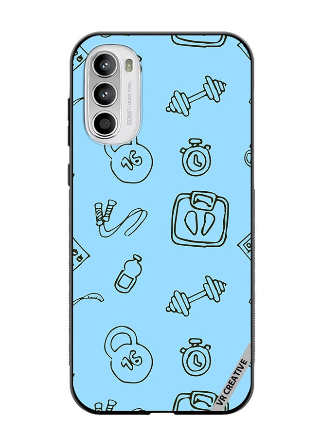 VR CREATIVE Protective Case Cover For Motorola Moto G82 Sport Pattern Design Multicolour - Image 1