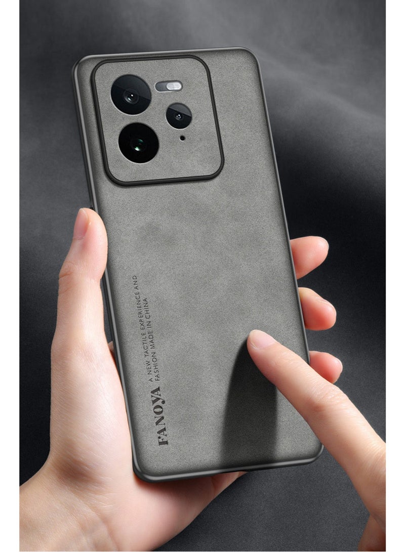 غطاء واقي لريلمي GT 8 برو 5G، غلاف خلفي من الجلد البولي كربونات. - Image 3