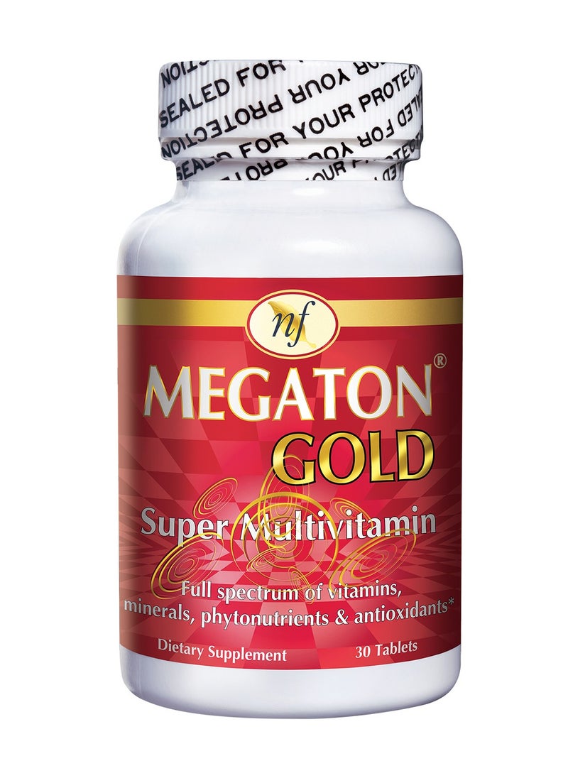 Megaton Gold Super Multivitamin 30 Tablets Full spectrum of vitamins, Minerals, Phytonutrients & Antioxidants - pzsku/ZC20B2BBDBFB1AFD9C660Z/45/_/1695813979/beaf2f8c-8045-4df1-8da7-23f88ffd8964