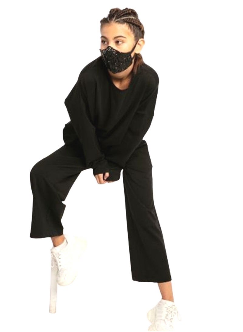 VENTIUP - Sequin Mask Black - Image 1