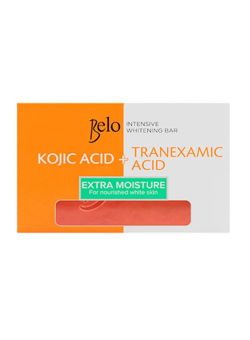 Belo Essentials Belo Intensive Whitening Bar Kojic Acid + Tranexamic Acid Extra Moisture For Nourished White Skin 65g