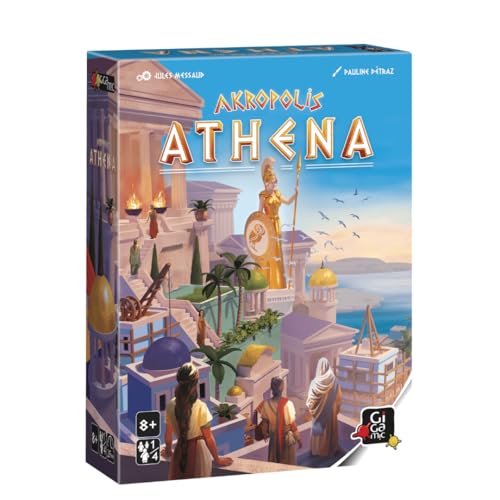 Gigamic Akropolis Athena Expansion for Mensa Select Strategy Game for Kids Teens Adults Build an Ancient City to Gain Athenas Favor Tile Placement Family Board Game Ages 8 24 Players 25 Min - Image 1