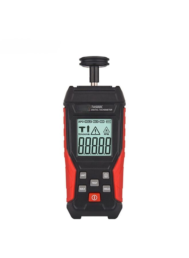 Digital 2-In-1 Tachometer Noncontact Laser Photo Sensor 3-100000RPM and Contact 3-19999RPM Meter RPM Gauge Tester Professional MAX/MIN/Hold Data, Handheld Car Engine Tool - Image 1
