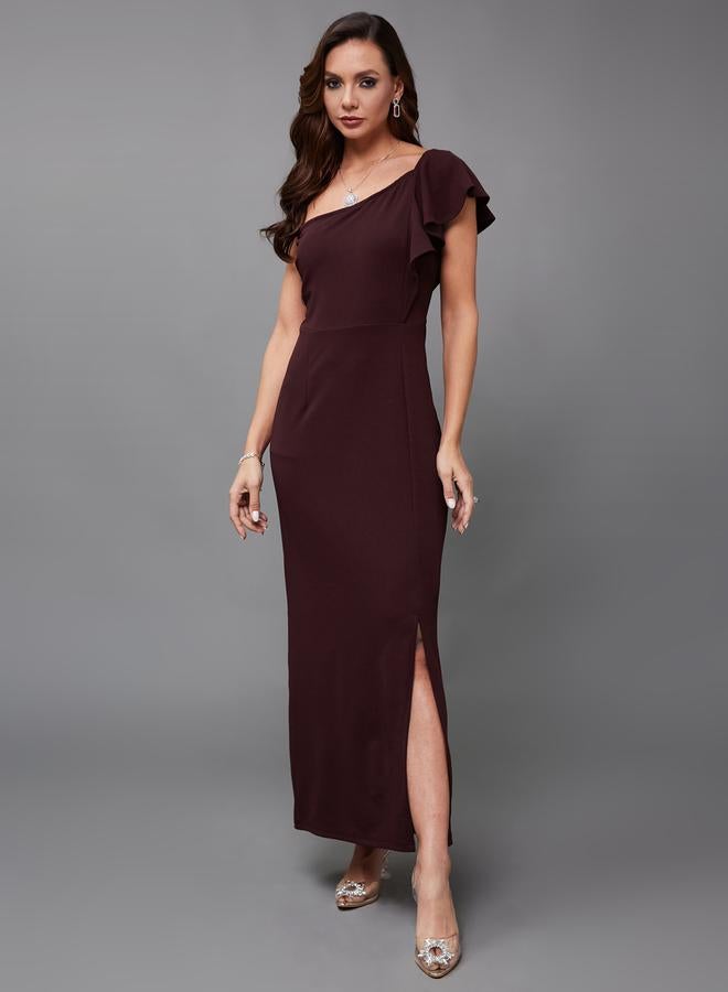 ستايلي فستان ماكسي غير متماثل - Image 3