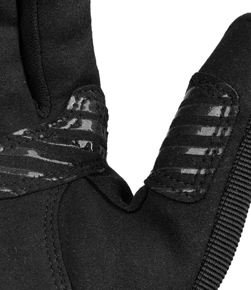 Cramster Polyester Flux WP Gloves - Cuff Length Motorcycle Racing Riding Waterproof Gloves | Impact Protection | Abrasion Resistance - Black, Small - Image 2