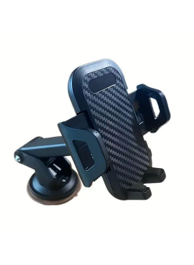 Black Car Air Vent Phone Holder With Suction Cup Adjustable Arm Hands Free GPS Navigation - Image 1