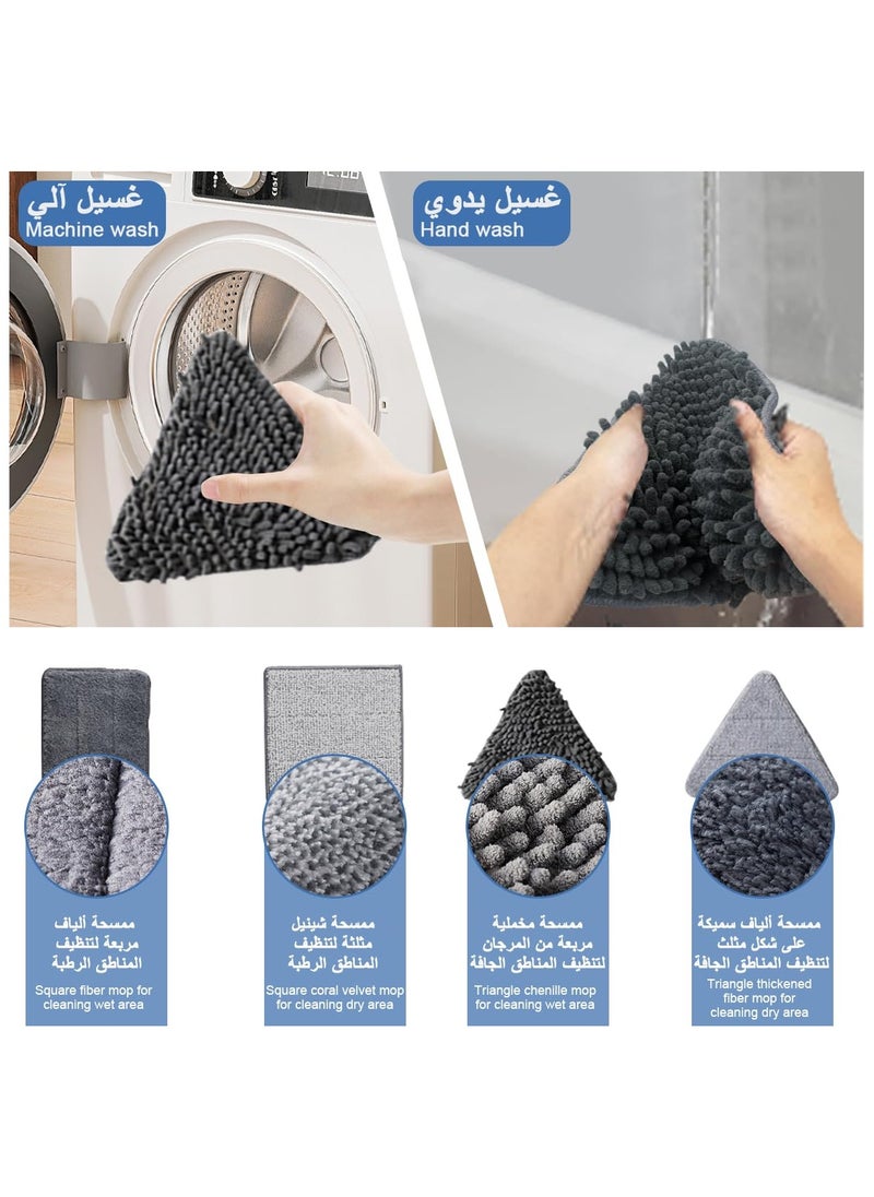 Anmi Microfiber Feather Duster,8 PCS Reusable Bendable Washable Cobweb Duster with 200cm Extra Long Extension Pole for Cleaning Ceiling Fan, High Ceiling, Blinds, Furniture & Cars  - Image 3