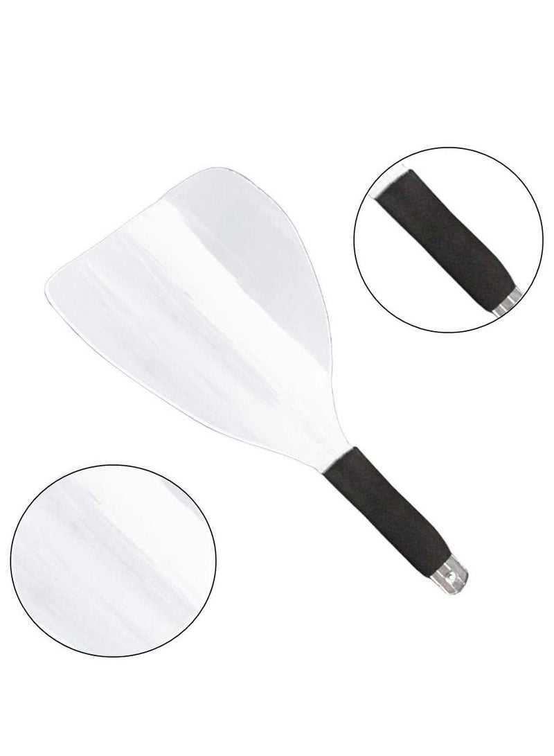 Generic 2Pcs Hairspray Mask Professional Plastic Anti-Slip Hair Salon Hairdresser Styling Tools Face Shield Haircut Cover Eyes Protector for Makeup Coloring (White Pink)  - Image 5