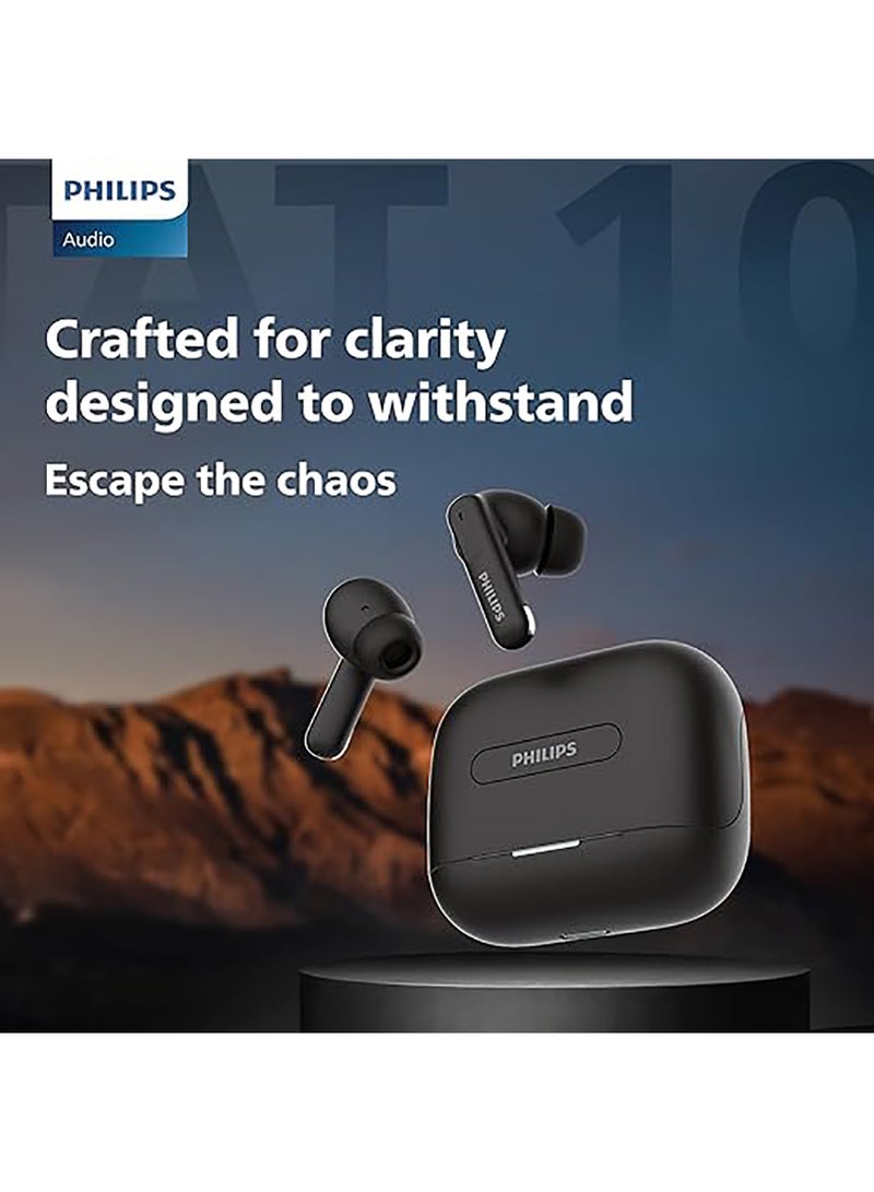 Philips Renewed - Truly Wireless Earbuds with ANC Black - Image 2