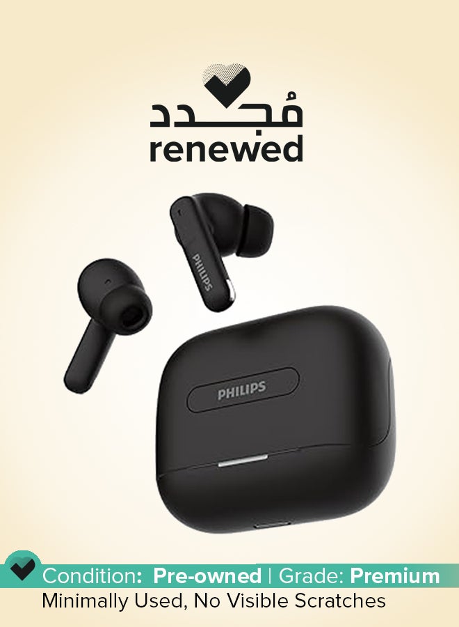 Philips Renewed - Truly Wireless Earbuds with ANC Black - Image 1