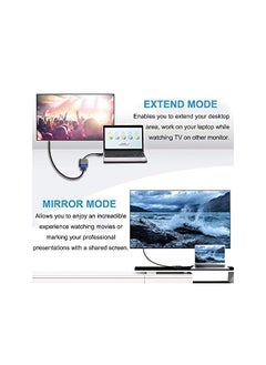 erorex Dilayport Dp To Vga Adapter 1080P Dilay Port Male To Vga Female Interface Video Audio Digital Analog Computer Converter Cable For Desktop Laptop Pc Monitor Hdtv Projector Black  - Image 4