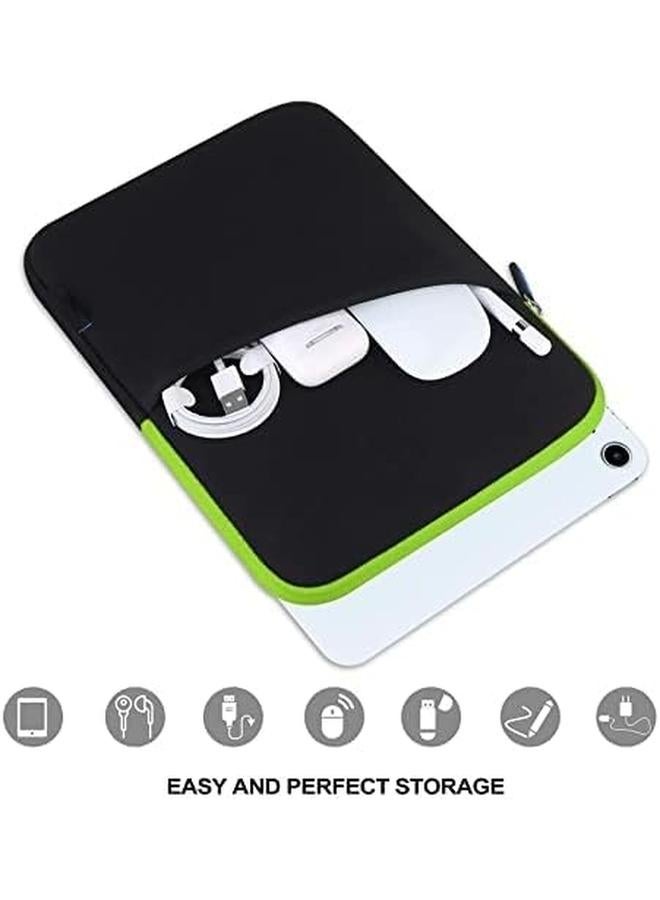 erorex 9 11 Inch Tablet Carrying Case Padded Protective Travel Sleeve Bag For iPad Pro 11 (2022 2018) iPad 10.9 (10Th Gen) iPad Air (5 4Th Gen) Galaxy Tab A8 A7 S8 S7 Green - Image 2
