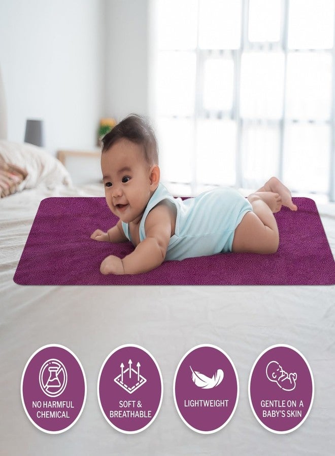 ZIKKU Dry Sheet for Baby/Newborn Bed Protector Waterproof Mat Quick Absorbency (Small (70 X 50 cms), Sky Blue, 1) - Image 4