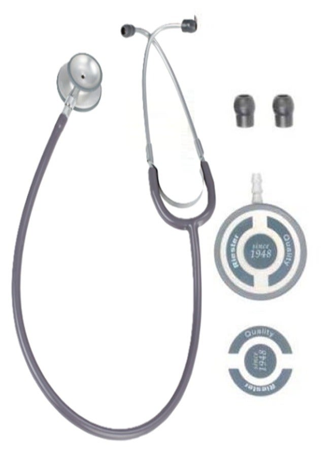 Riester Germany Stethoscope Duplex Aluminium by Riester for adults ( 4001-02) Gray - Image 2