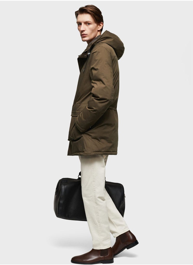 Mango Man - Long Quilted Jacket - Image 1