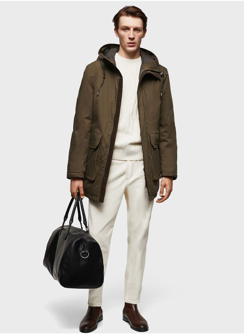Mango Man - Long Quilted Jacket - Image 1