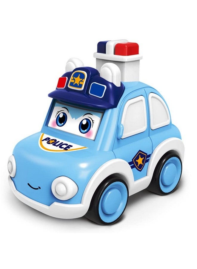 بلو بل مجموعة ألعاب جديدة من Bluebell Kid، سيارة إسعاف وسيارة شرطة بلاستيكية (عبوة من قطعتين)، لعبة سيارة تعمل بالاحتكاك، لعبة احتكاكية للأطفال (متعددة الاستخدامات) - Image 1
