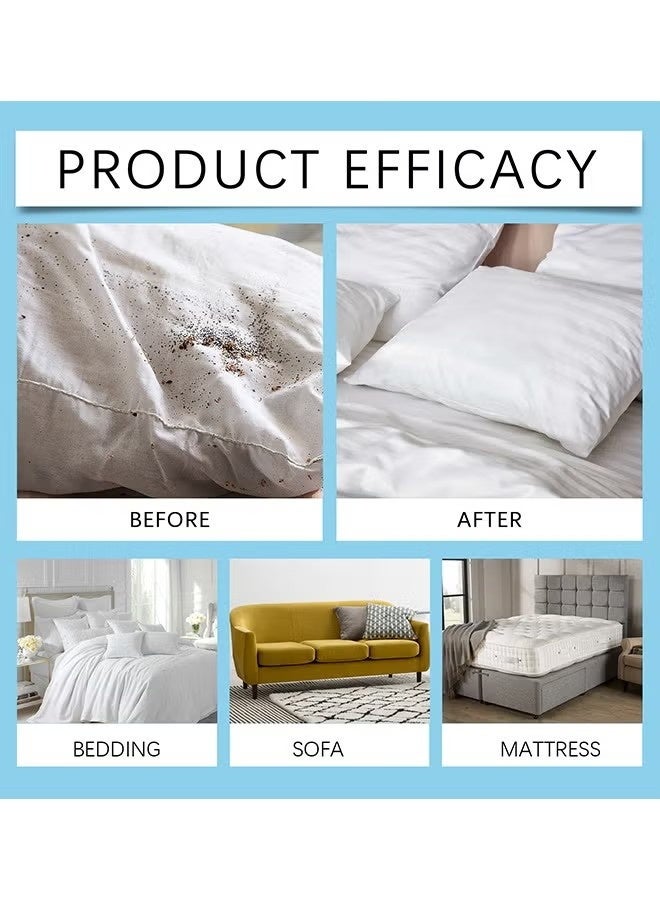 JUE-FISH 120ml Bed Bugs Killer Spray, Low Odor Roach & Fly Killer Spray, Plant-Based Actives Kill Insects & Bugs On Contact, Non-Greasy, Repellent Indoor Flea Moth Bugs Bed Bugs, No Stains, Fresh Scent - Image 2