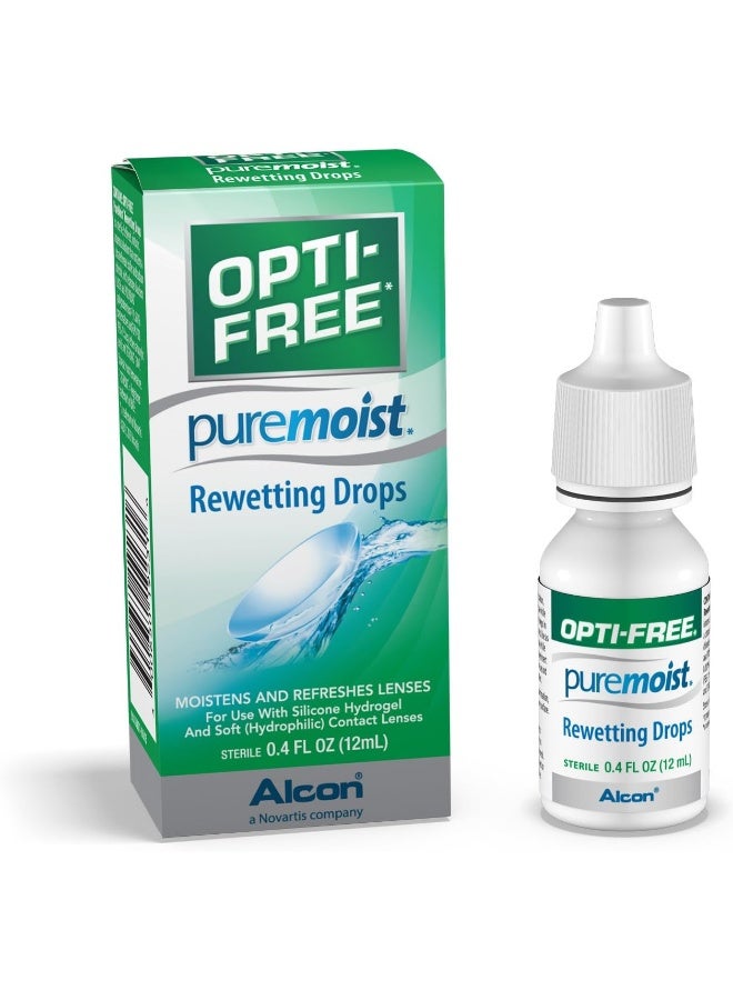 Opti-Free Puremoist Rewetting Drops, 12-mL - Image 1