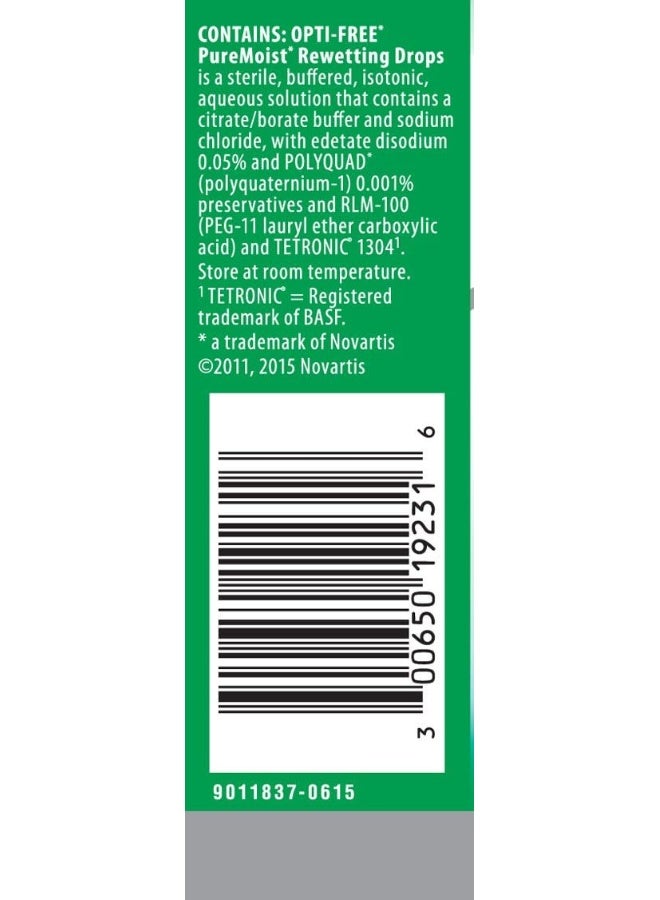 Opti-Free Puremoist Rewetting Drops, 12-mL - Image 5
