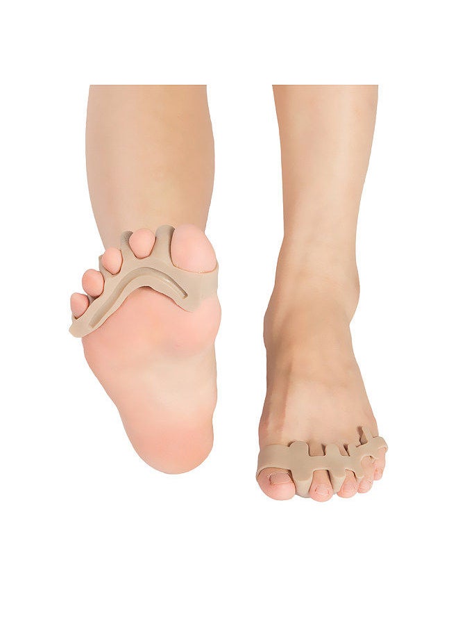 Silicone Toe Separators Straightener Toe Corrector Spacer Spreader Stretchers for Bunion Relief Hammer Toes Toe Correction
