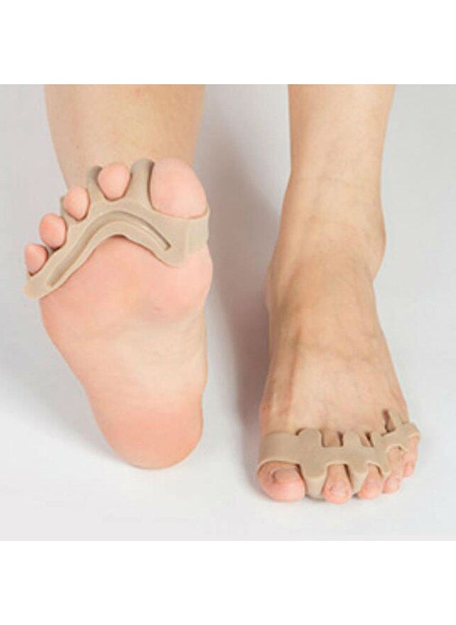 Silicone Toe Separators Straightener Toe Corrector Spacer Spreader Stretchers for Bunion Relief Hammer Toes Toe Correction