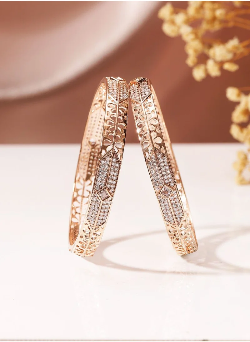 Priyaasi Rose AD-Studded Bangles