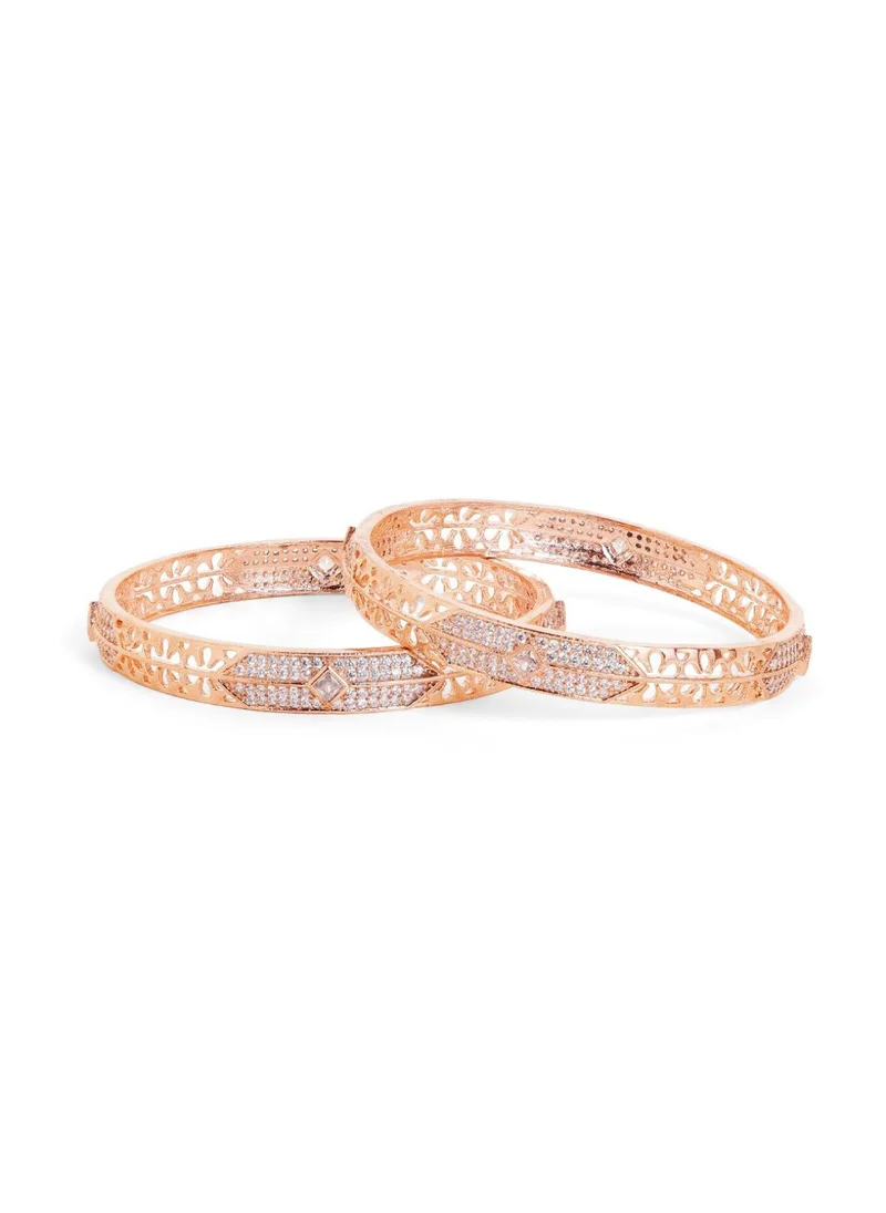 Priyaasi Rose AD-Studded Bangles