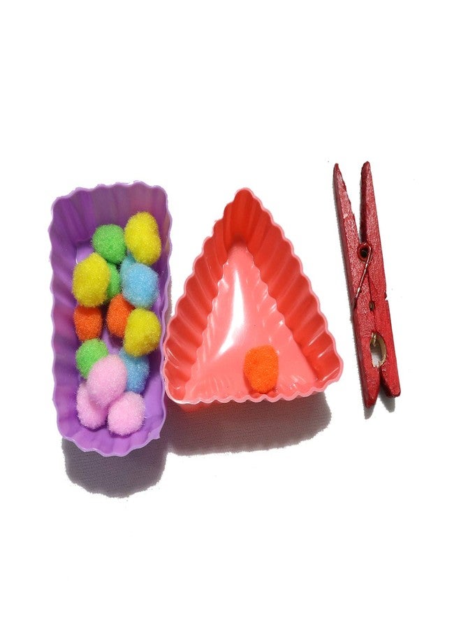 Boredom Busters Busy Bags | Educational DIY Toys for Kids | Pompom Cups for Age 1.5 Years Above - Image 2