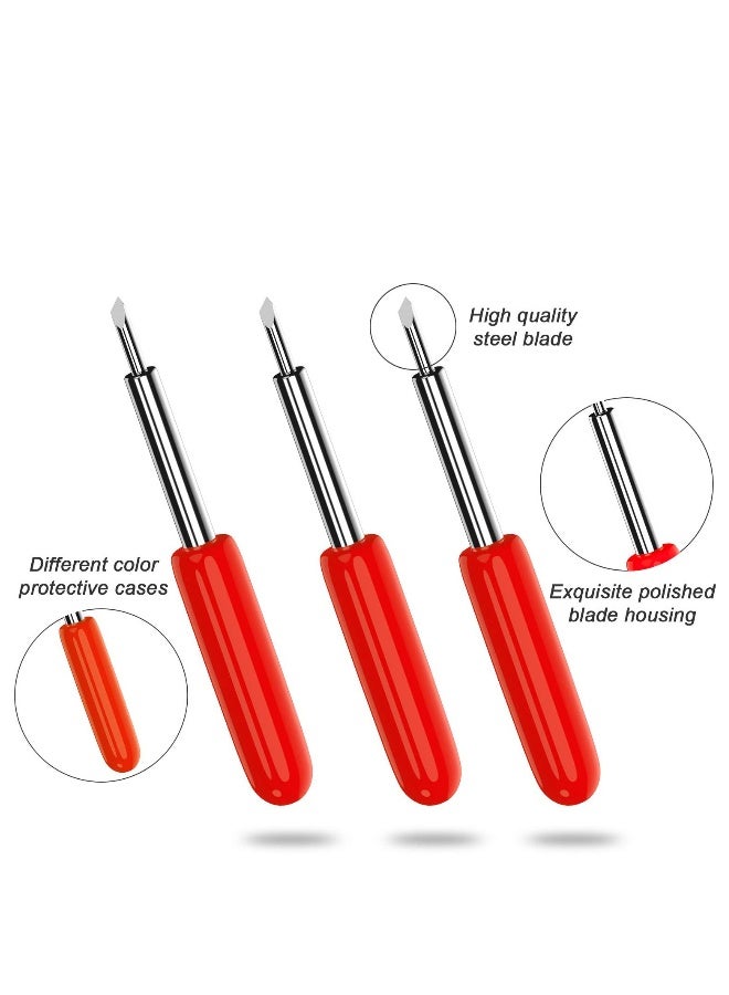 Cutting Blades, 50Pcs Cutting Blades for Cricut Explore Air 2/Air 3, 45 Degree Deep Cut Blade is Perfect for Cutting Thick Vinyl Fabrics  - Image 5